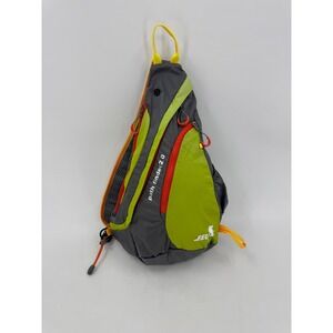 SEEU Path Finder 2.0 Sling Bag Backpack Grey Lime Green Hiking Daypack